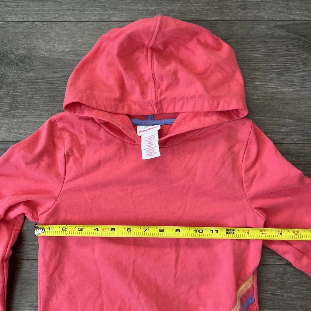 Tommy Bahama Girls L 10/12 Sweatsuit Pink Pants & Hoodie